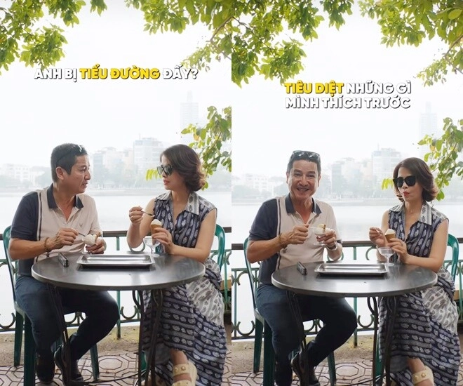 Nsưt chí trung bị tiểu đường 13 năm nhưng vẫn thích ăn đồ ngọt bạn gái á hậu kém 17 tuổi chăm lo từng chút - 1