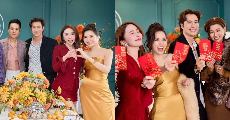 Nsưt việt anh lại gây chú ý khi xuất hiện ở sự kiện bởi vẻ ngoài bóng bẩy dính như sam với quỳnh nga - 2