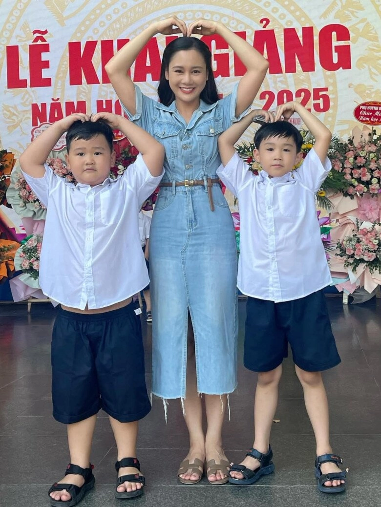 Nữ diễn viên là thiếu tá quân đội sinh 2 con với chồng nsưt đặt tên cho con họ đới hiếm nhất nhì việt nam - 3