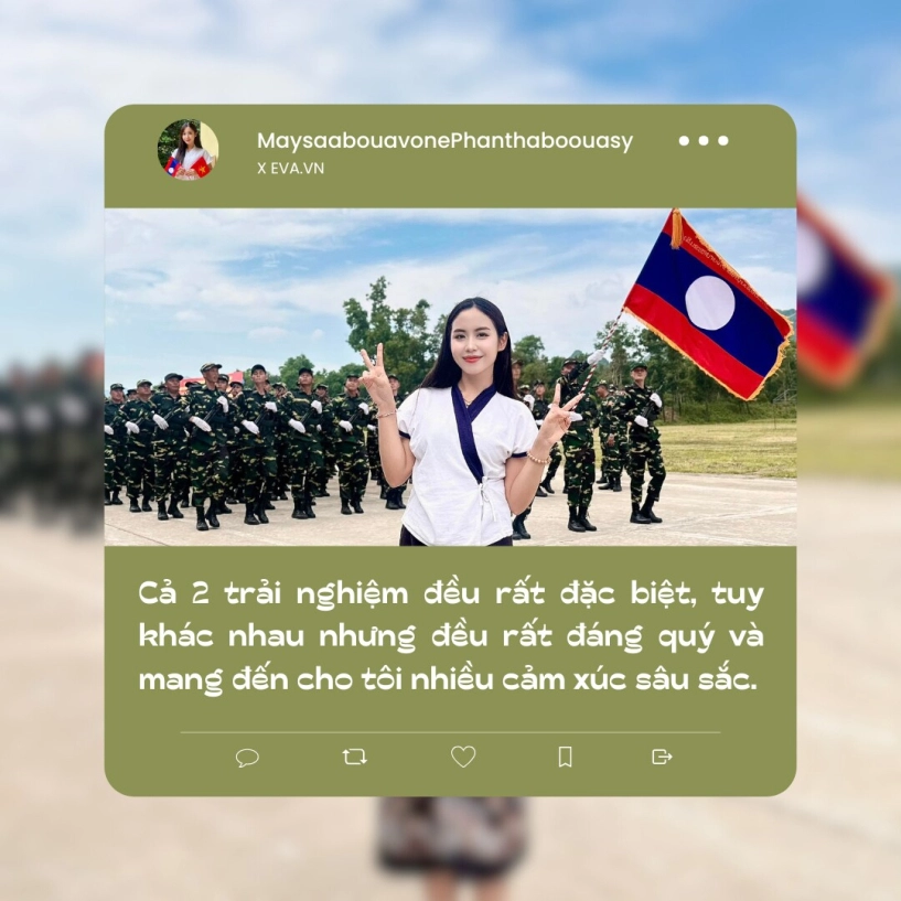 Nữ phóng viên người lào tác nghiệp lễ diễu binh a80 ở việt nam tôi tìm thấy sự gần gũi tình cảm gắn bó như gia đình - 5