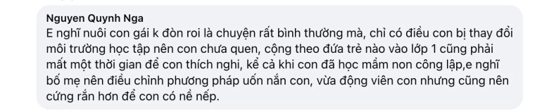 Nuôi cô con gái sống trong môi trường chưa từng bị quát giờ đi học lớp 1 hoảng sợ mẹ hà nội nhắn tin cho cô giáo khiến cđm tranh cãi - 7