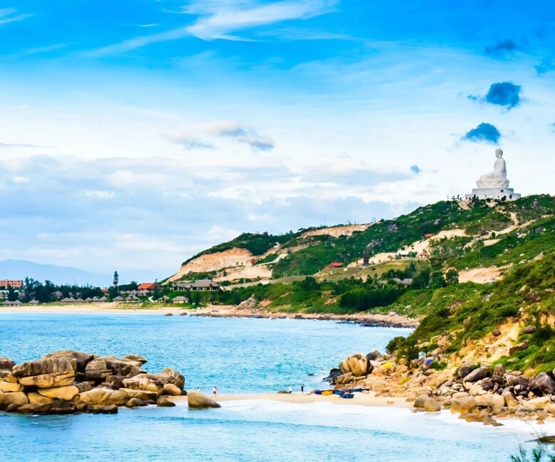 Ở việt nam có nơi được ví như jeju thu nhỏ biển xanh cát trắng cực yên bình xứng đáng là nơi chữa lành - 1