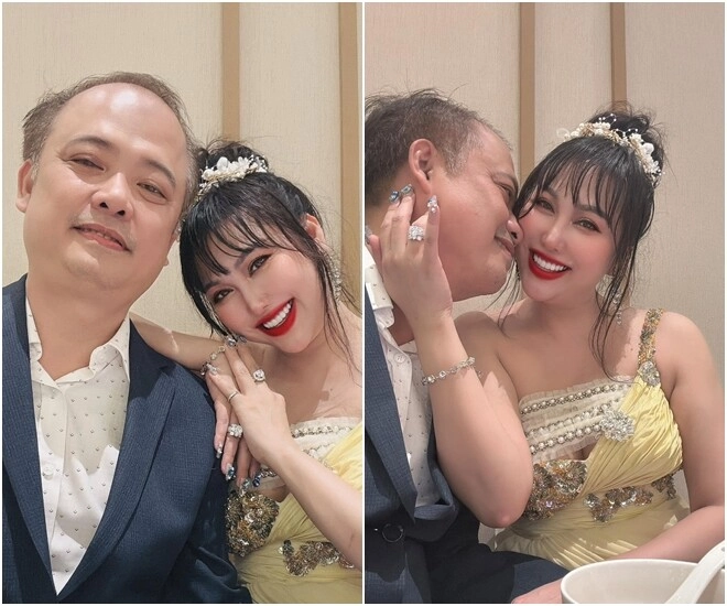 Phi thanh vân tình tứ bên ông xã tiết lộ thời điểm làm đám cưới - 1