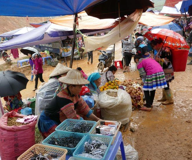 Phiên chợ lạ hút khách tây bậc nhất lào cai ai đến cũng mê mẩn vì một dịch vụ độc đáo - 1