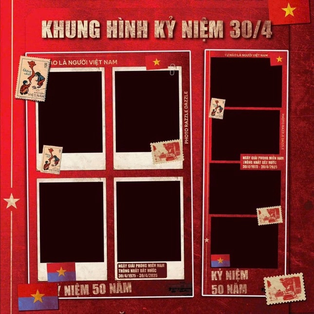 Photobooth có khung hình ý nghĩa dịp đại lễ 304 phụ kiện đầy đủ chỉ cần bấm máy - 2
