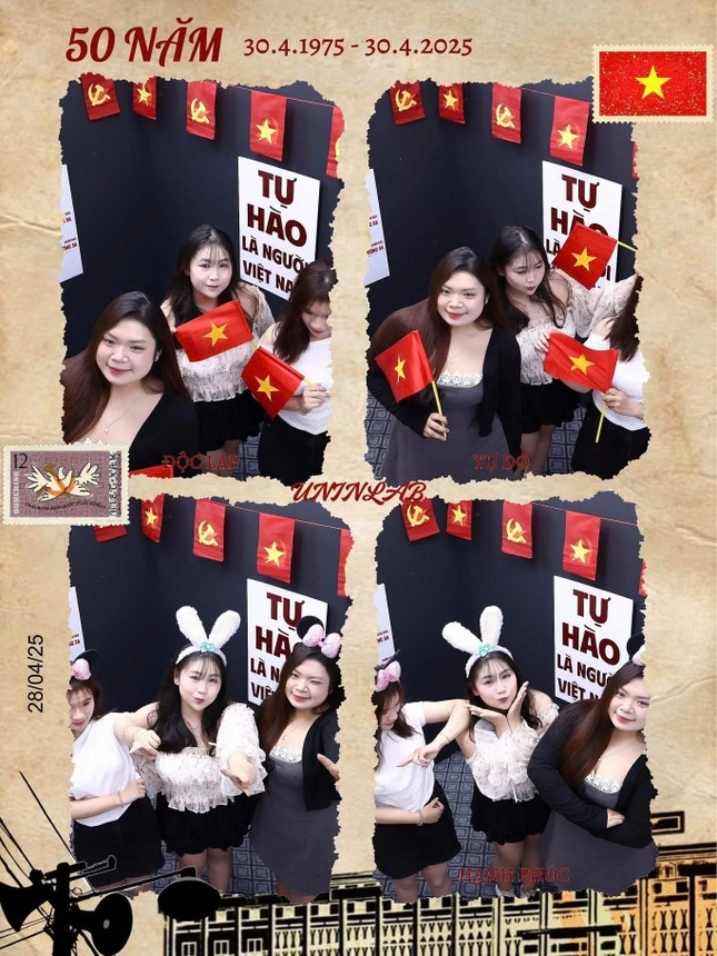 Photobooth có khung hình ý nghĩa dịp đại lễ 304 phụ kiện đầy đủ chỉ cần bấm máy - 7