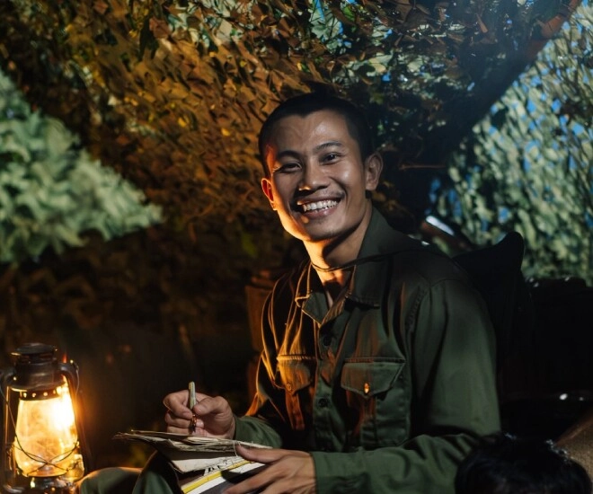 Phương nam - đội trưởng tạ trong phim mưa đỏ ông nội tôi là liệt sĩ chưa tìm thấy hài cốt - 1