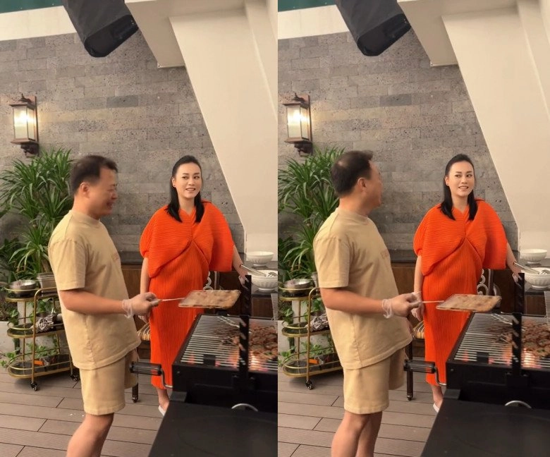 Phương oanh được shark bình hầu hạ chuẩn bà hoàng bóp vai phụ bếp không thiếu việc nào - 5