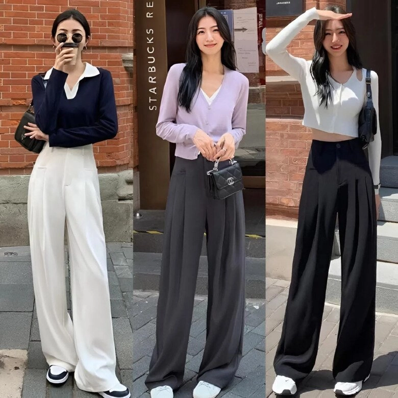Quần ống rộng với váy rộng đâu là vũ khí giấu mỡ bụng đỉnh nhất cứ nhìn vào 3 điểm này sẽ rõ - 2