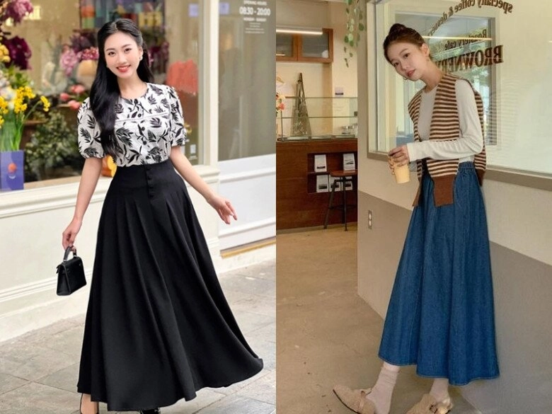 Quần ống rộng với váy rộng đâu là vũ khí giấu mỡ bụng đỉnh nhất cứ nhìn vào 3 điểm này sẽ rõ - 4
