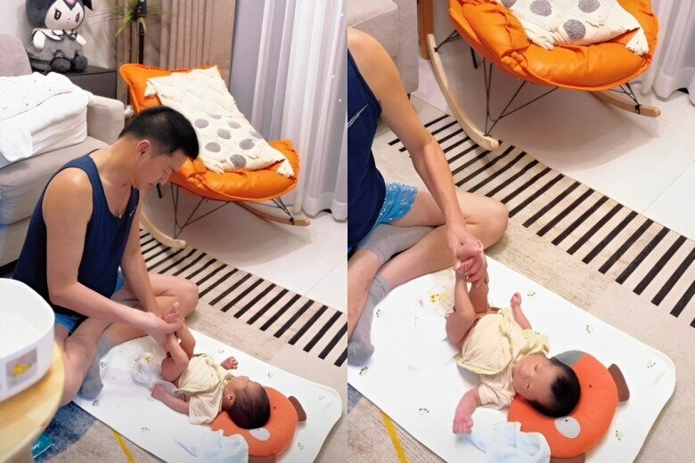Quang minh khoe cảnh vợ trẻ cho con ti sữa bố bỉm tất bật từ lúc bà xã vỡ chum đến ngày ở cữ - 5