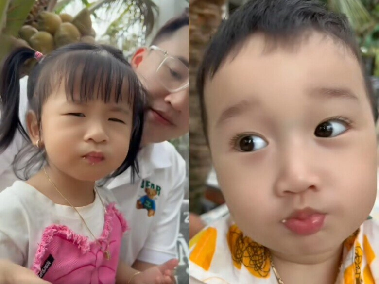 Quý tử của thanh đoàn giống hà trí quang như đúc được ba chăm bẵm từ nhỏ nên lúc nào cũng dính như sam - 6