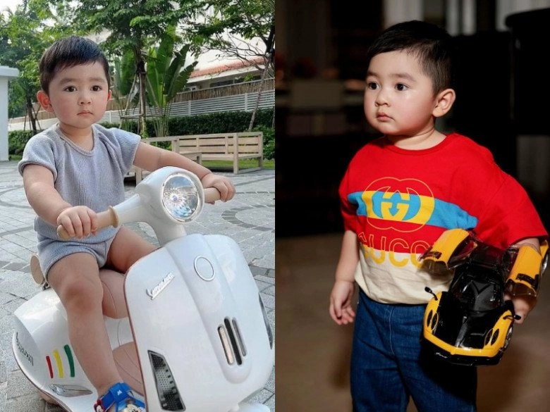 Quý tử điển trai nhà chi bảo - lý thuỳ trang đi máy bay hạng thương gia biểu cảm chuẩn con nhà giàu - 8