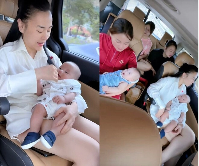 Quý tử là bản sao shark bình nhà phương oanh chuẩn con nhà giàu hết cưỡi du thuyền nay ngồi xe sang ngắm đường phố - 2