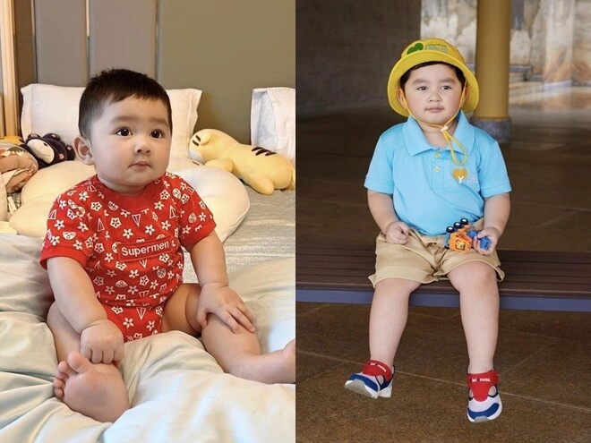 Quý tử nhà chi bảo gần 3 tuổi đã tạo dáng cực chuyên nghiệp trên thảm đỏ dáng ngồi chuẩn tổng tài tương lai - 9
