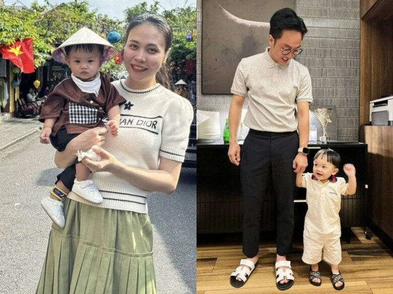 Quý tử nhà cường đô la có nụ cười má lúm giống hệt bố nam doanh nhân cùng con trai út lao động khi ở nhà - 4