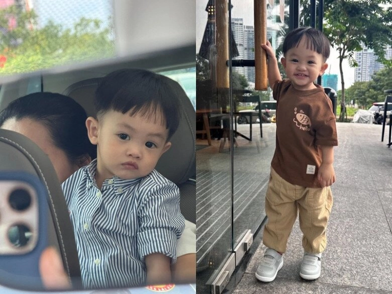 Quý tử nhà cường đô la có nụ cười má lúm giống hệt bố nam doanh nhân cùng con trai út lao động khi ở nhà - 8