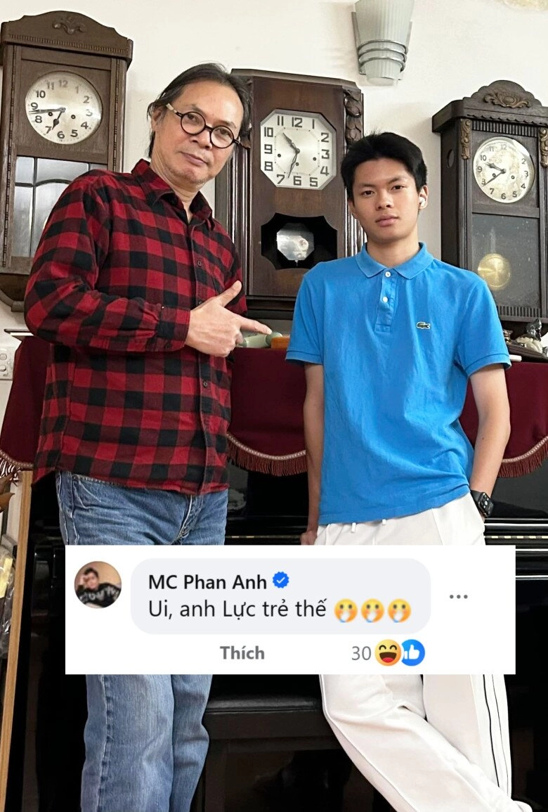 Quý tử nsnd trần lực điển trai bất ngờ khác hẳn thời bố ơi mình đi đâu thế mc phan anh nhìn mà khen - 3