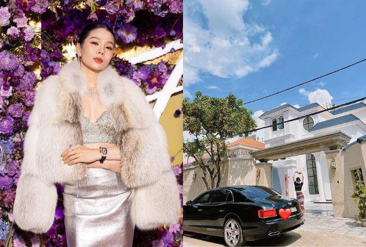 Rộ hình ảnh lệ quyên dẫn lâm bảo châu đi lựa nhà tiền tỷ mỗi lần xuất hiện đều phủ kim cương đầy người - 12