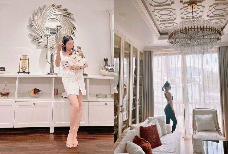 Rộ hình ảnh lệ quyên dẫn lâm bảo châu đi lựa nhà tiền tỷ mỗi lần xuất hiện đều phủ kim cương đầy người - 15