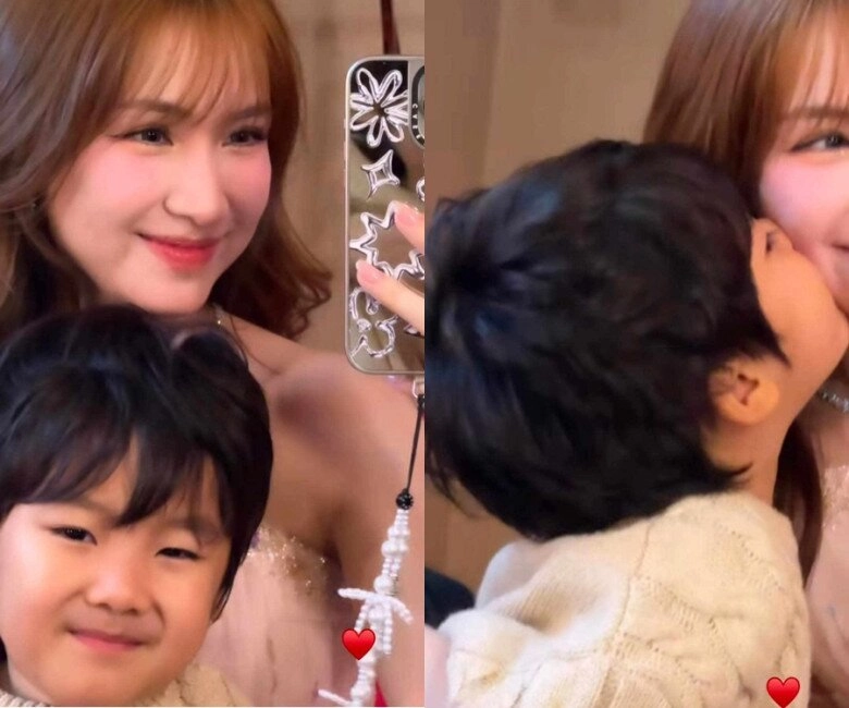 Sao việt 24h bạn gái kém 37 tuổi của quang minh khoe con gái riêng hiểu chuyện viết thư tay gửi em trai mới sinh - 11