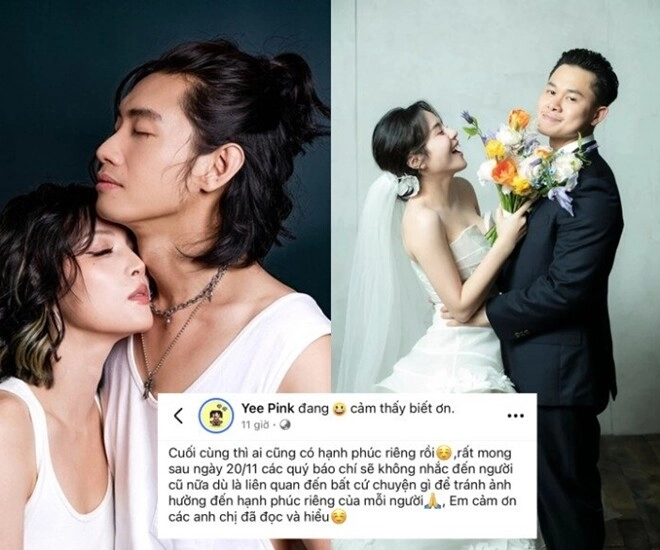 Sao việt 24h bạn gái quang đăng gây chú ý khi nhắc về người cũ của bạn trai ngay trong ngày cưới của thái trinh - 1