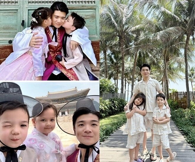 Sao việt 24h cháu đích tôn của bầu hiển làm được động tác điệu nghệ đỗ mỹ linh nhìn sang con gái mình mà ghen tị - 1