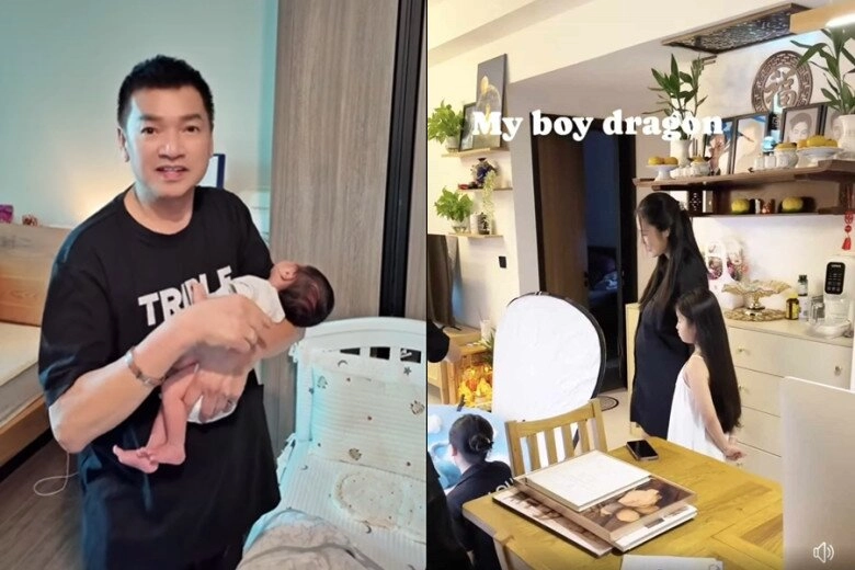 Sao việt 24h con gái quách ngọc ngoan càng lớn càng giống bố phượng chanel nhận xét ngọt ngào tương lai con đẹp lắm - 11