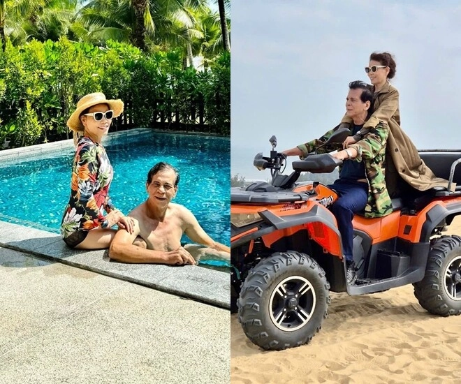 Sao việt 24h mẹ ruột hồ ngọc hà liên tục thể hiện tình cảm với chồng lai pháp làm cả bài thơ đầy tình ý - 1