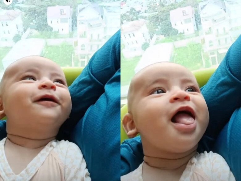 Sao việt 24h quý tử lai ấn nhà võ hạ trâm đón giáng sinh trong bệnh viện ốm mệt vẫn chịu khó cười tươi với mẹ - 3