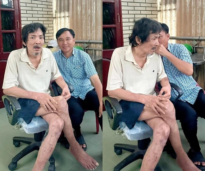Sao việt 24h thương tín hiện không thể tự đi lại vệ sinh cá nhân cần em trai hỗ trợ di chuyển phải có người dìu - 1