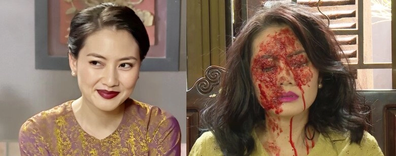 Sao việt biến hình khi đóng phim phương oanh thấy mình giống đuông dừa thúy diễm bị con lảng tránh vì không nhận ra - 7