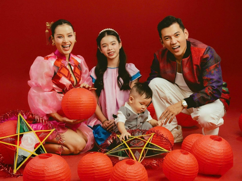Sao việt đón trung thu vân trang sắp sinh con thứ 4 nên bù đắp cho 3 ái nữ trong biệt thự tiền tỷ - 10