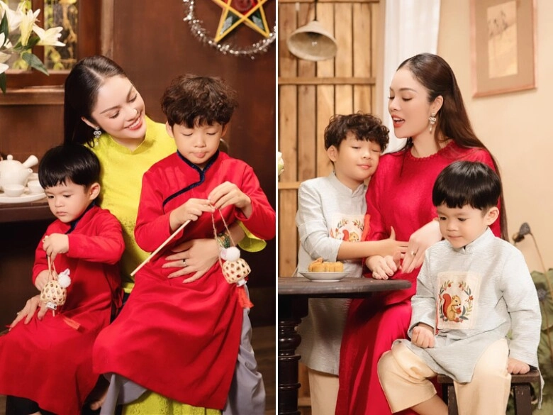 Sao việt đón trung thu vân trang sắp sinh con thứ 4 nên bù đắp cho 3 ái nữ trong biệt thự tiền tỷ - 14