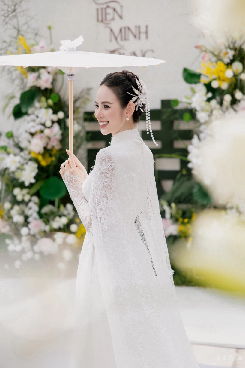 Sao việt làm dâu quân nhân phương oanh có bố chồng là đại tá ông xã btv hoài anh xuất thân nhà lính - 13