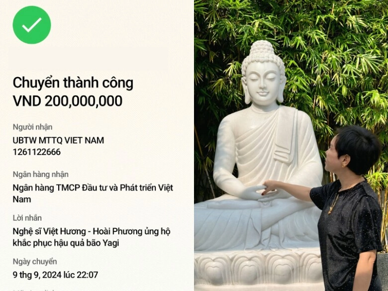Sao việt quyên góp ủng hộ đồng bào vùng lũ đại nghĩa bán vàng việt hương bất ngờ xin lỗi - 3
