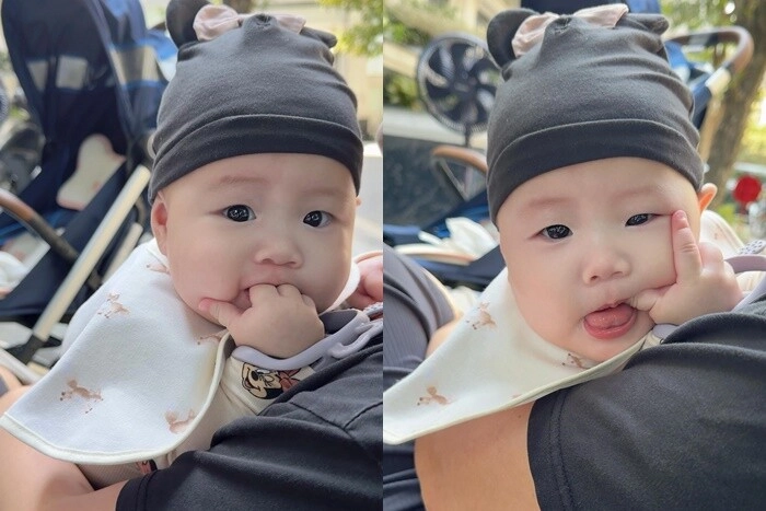 shark bình bản xinh bị phương oanh trêu hơi ú cặp sinh đôi càng lớn càng khác nhau - 4