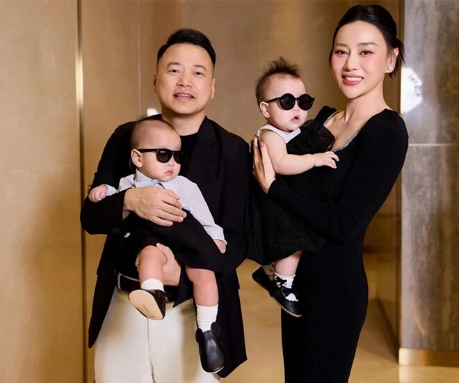 Shark bình ngày càng thấy phương oanh thú vị và nhiều bất ngờ tự hào khi cặp song sinh được công nhận là ngôi sao - 1