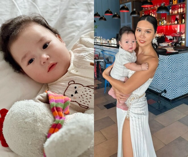 Siêu mẫu hà anh phải cách ly với con trai 9 ngày liền xót quý tử lai tây buồn rười rượi vì không được mẹ ôm - 1