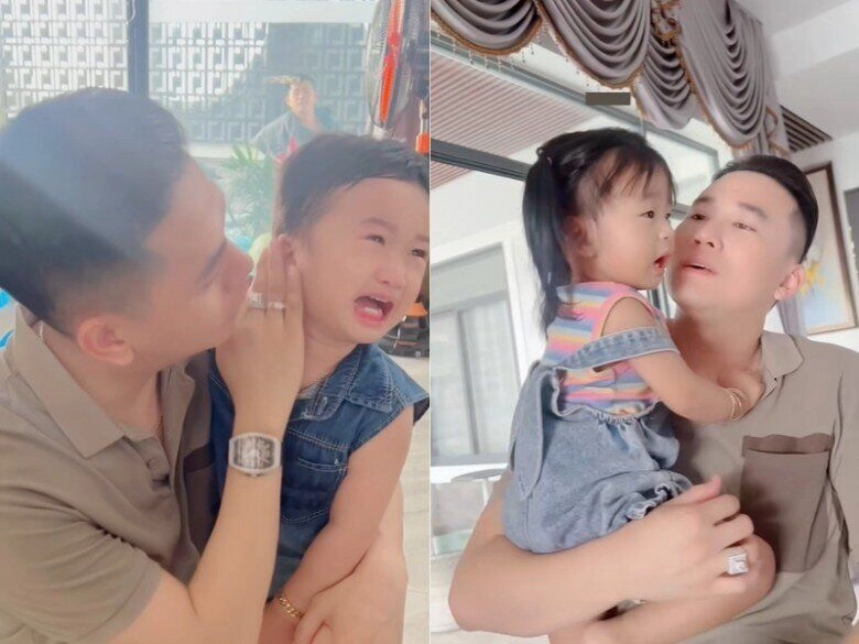 Thanh đoàn - hà trí quang đi đâu cũng phải trốn con quý tử cứ thấy 2 bố không ở nhà là khóc nức nở - 3