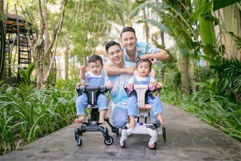 Thanh đoàn - hà trí quang đi đâu cũng phải trốn con quý tử cứ thấy 2 bố không ở nhà là khóc nức nở - 6
