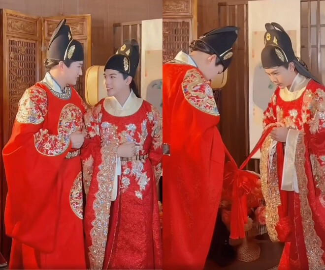 Thanh đoàn và hà trí quang chụp ảnh cưới cùng con ước mơ cho các bé thấy ngày vui của 2 ba sắp thành hiện thực - 10