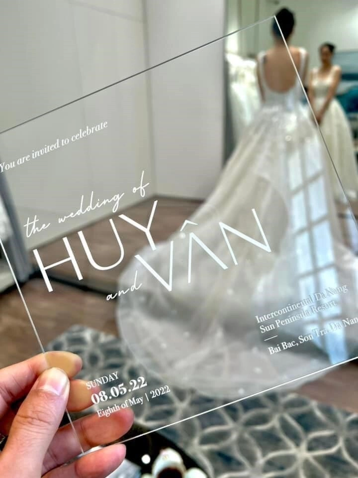 Thiệp cưới như hộp bánh của sao việt hà trí quang in cả hình 3d puka - gin tuấn kiệt đầy tinh tế - 16