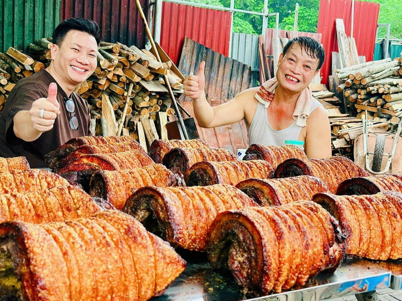 Thịt quay đòn ướp lá ổi món gia truyền ở làng cổ đường lâm - 6