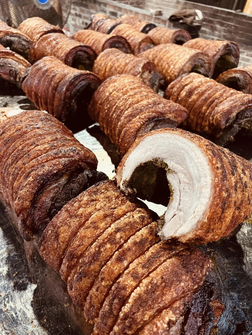 Thịt quay đòn ướp lá ổi món gia truyền ở làng cổ đường lâm - 7