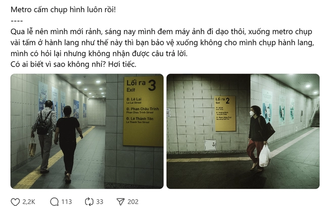 Thực hư tin metro số 1 cấm chụp ảnh tạm biệt địa điểm sống ảo đình đám - 1