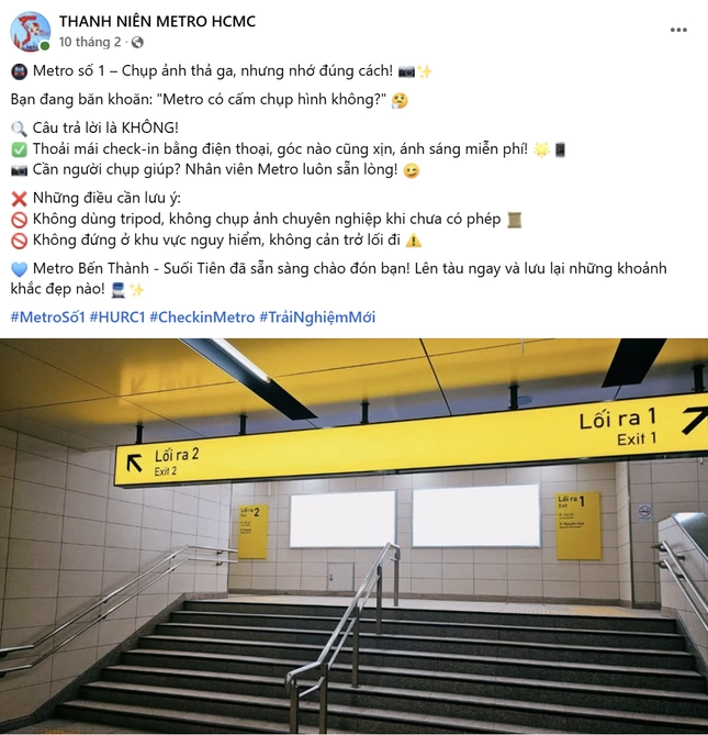Thực hư tin metro số 1 cấm chụp ảnh tạm biệt địa điểm sống ảo đình đám - 3