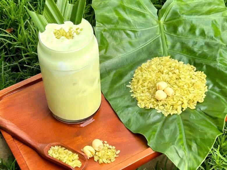 Thức uống hot nhất lúc này tại hà nội trà sữa kết hợp cùng cốm non vị béo thơm đặc trưng lưu ngay 4 quán để đu trend - 2