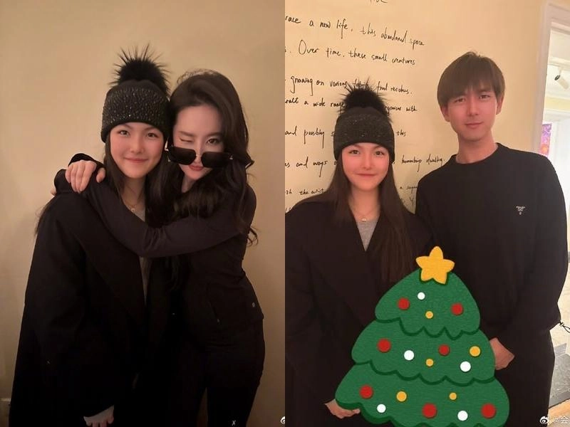 tiểu công chúa chơi noel cùng lưu diệc phi là con gái mc giàu nhất showbiz học phí ở anh gần 700 triệunăm - 1