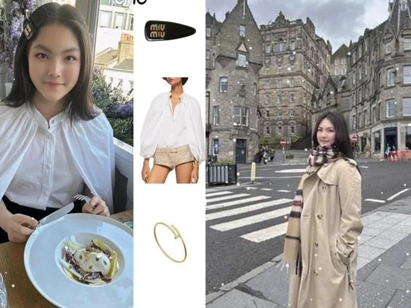 tiểu công chúa chơi noel cùng lưu diệc phi là con gái mc giàu nhất showbiz học phí ở anh gần 700 triệunăm - 8